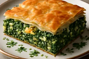 Spanakopita - ciasto ze szpinakiem