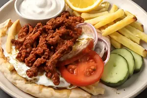 Gyros z wieprzowiną