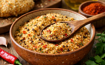 Spicy breading for cutlets