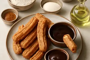 Churros z czekoladą