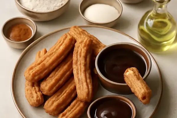 Churros z czekoladą
