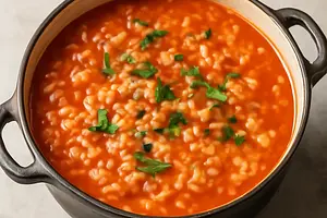 Tomato Soup with Rice