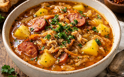 Zupa z kiszonej kapusty z ziemniakami