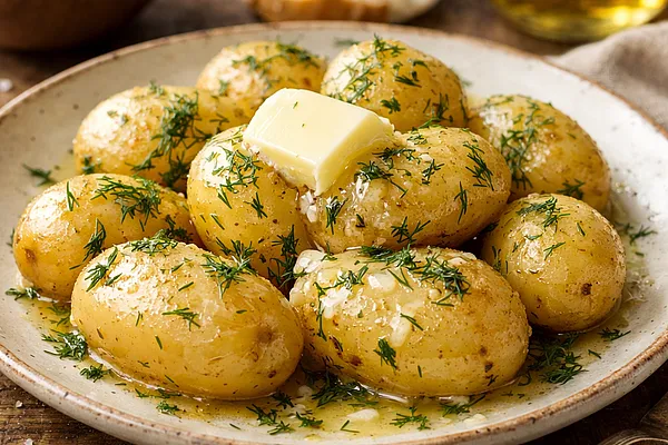Ziemniaczki z koperkiem i masłem