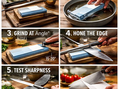 Ostrzenie noży: 5 domowych kroków do perfekcji