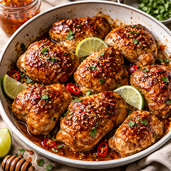 Kurczak w pikantnej marynacie z miodem (polska-nowoczesna)