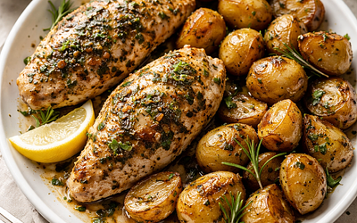 Herb Chicken with Roasted Potatoes