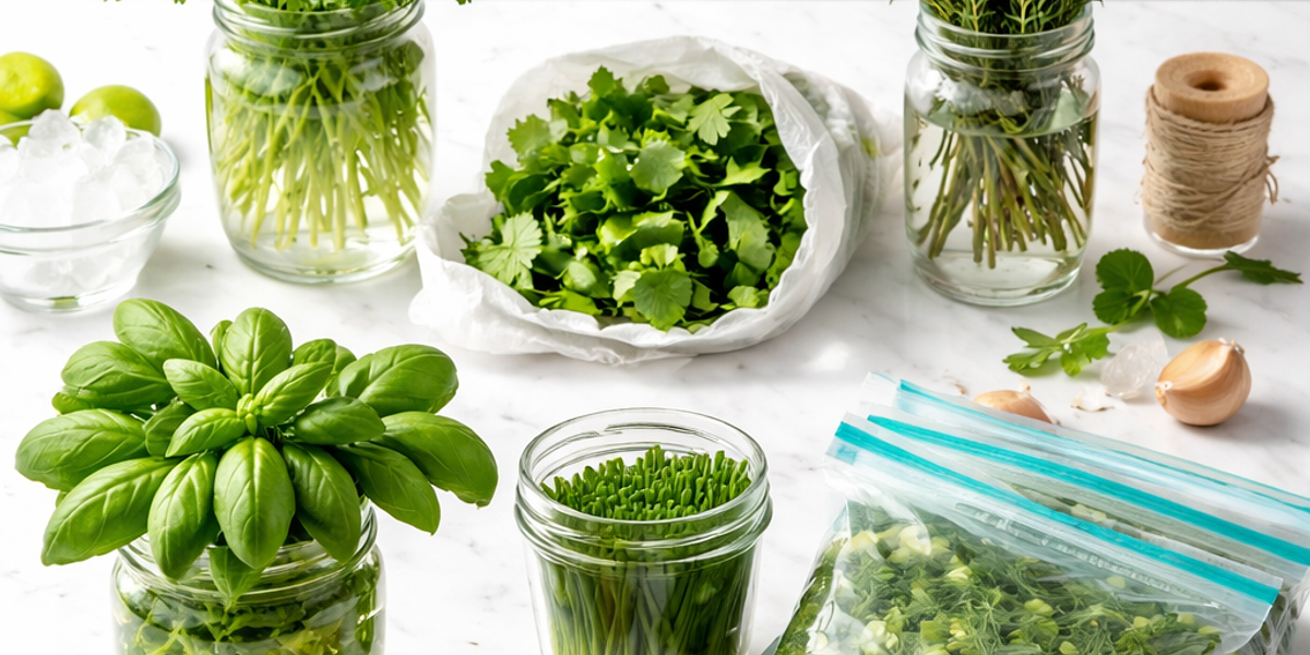 Jak przedłużyć świeżość ziół? 5 sprawdzonych metod