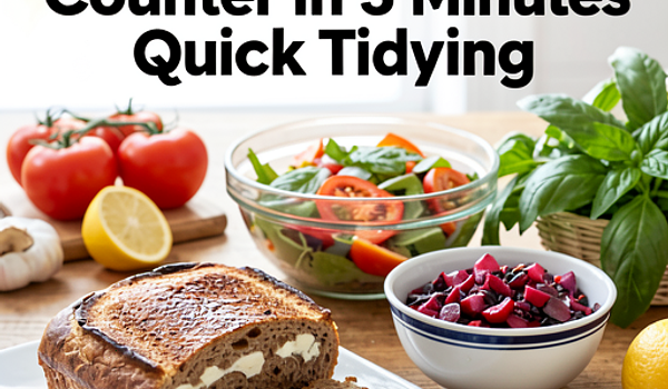 8 Trików na Czysty Blat w 5 Minut: Błyskawiczne Porządki