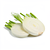 Fennel (bulb), thinly sliced