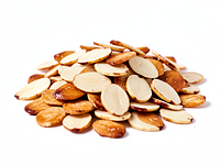 Caramelized almond flakes