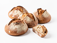 Rustic bread (e.g. sourdough)