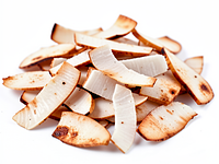 Toasted coconut flakes