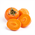 Kaki / persimmon (fuyu) — peeled and chopped