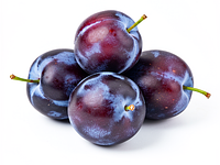 Fresh plums