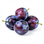 Fresh plums