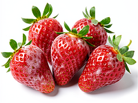 Strawberries, washed and hulled