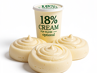 18% cream (for puree) - optional