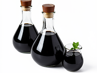 Balsamic vinegar (for decoration, optional)