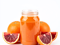 Blood orange juice (yuzu substitute)