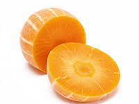 Persymona (kaki), obrana i pokrojona w cienkie plasterki