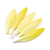 Yellow onion, sliced into feathers