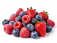 Frozen mixed fruits (raspberries, strawberries, blueberries)