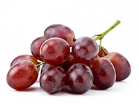 Seedless red grapes