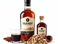Brandy or dark rum