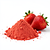 Strawberry-flavored gelatin powder