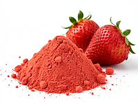 Strawberry-flavored gelatin powder