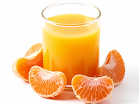 Freshly squeezed mandarin juice