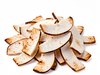 Toasted coconut flakes