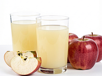 Clear apple juice