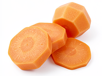 Kaki (persimmon), peeled and sliced
