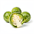 Brussels sprouts, halved
