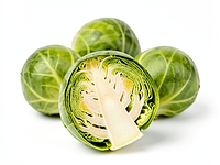 Brussels sprouts, halved