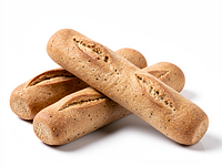 Wheat roll (kaiser roll), dry