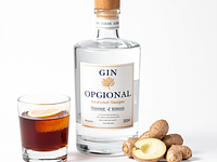Gin (optional, alcoholic variant)