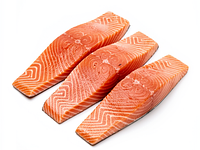 Skinless salmon fillet