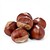 Raw edible chestnuts