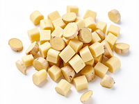 Świeży imbir, obrany i drobno posiekany