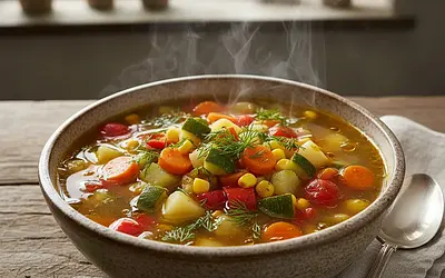 Zupa jarzynowa z koperkiem