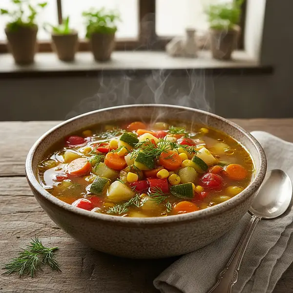 Zupa jarzynowa z koperkiem