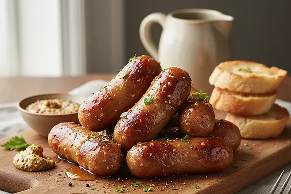 Musztardowe mini kiełbaski