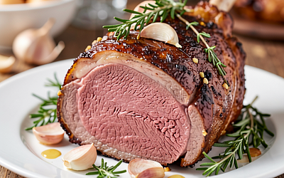 Lamb with herbs and garlic (Easter roasted leg)