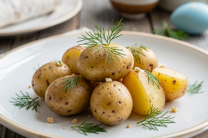 Young potatoes with dill (Easter side dish)