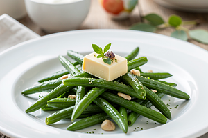 Green beans with butter (Easter side dish)