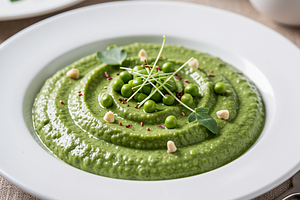 Puree z groszku wiosenne na Wielkanoc