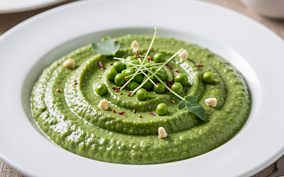 Puree z groszku wiosenne na Wielkanoc